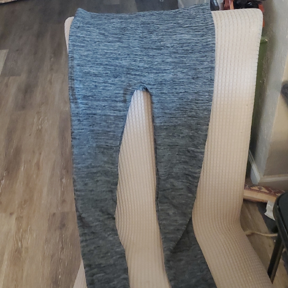 Kids Heather Gray Stretch Leggings